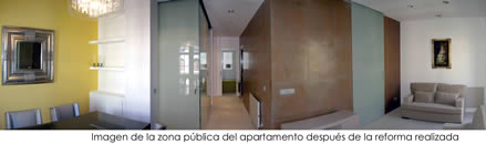 Vivienda en edificio residencial. Proyecto de reforma. Madrid.