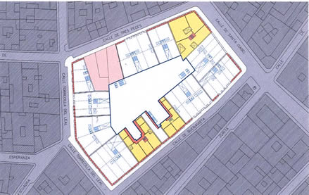 Tejido urbano. Anteproyecto y P M rehabilitacin de manzanas res. Madrid