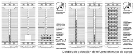 Edificio residencial. Estudio patolgico y proyecto de actuacin. Madrid.