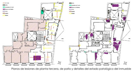 Edificio residencial. Estudio patolgico y proyecto de actuacin. Madrid.