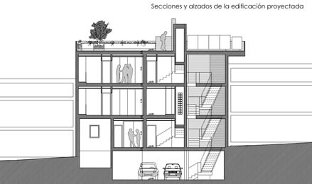 Edificio residencial. Proyecto de nueva planta. Toledo.