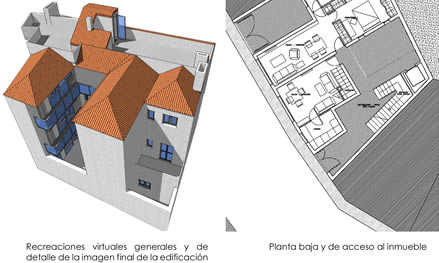 Edificio residencial. Proyecto de nueva planta. Toledo.