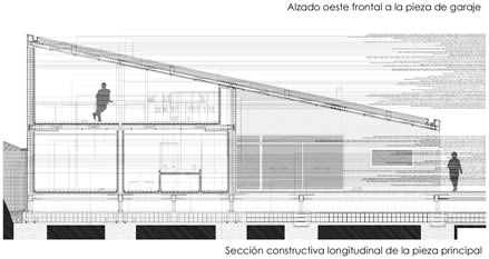 Vivienda unifamiliar aislada. Proyecto de nueva planta. vila.