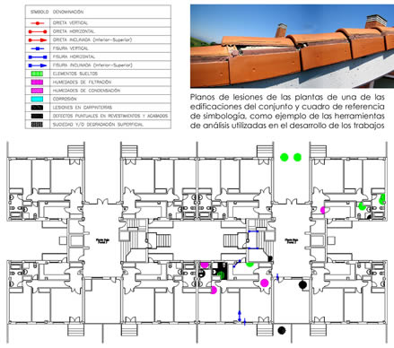 Edificio residencial. Estudio patolgico para rehabilitacin. Madrid.