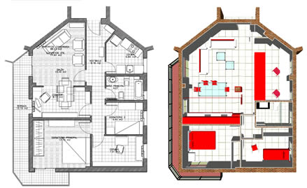 Vivienda en edificio residencial. Proyecto de reforma. Madrid