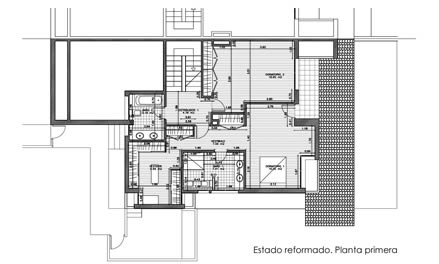 Vivienda unifamiliar aislada. Proyecto de rehabilitacin integral. vila.