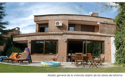 Vivienda unifamiliar aislada. Proyecto de rehabilitacin integral. vila.