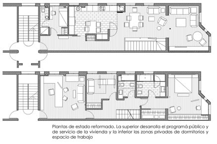 Viviendas en edificio residencial. Proyecto reforma y adecuacin. Madrid.