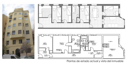 Viviendas en edificio residencial. Proyecto reforma y adecuacin. Madrid.