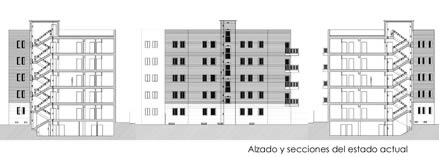 Edificio residencial. Proyecto de torre de comunicacin vertical. Madrid.