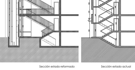 Edificio residencial. Proyecto torre de comunicaciones verticales. Asturias.