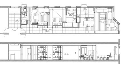 Vivienda en edificacin residencial. Proyecto de adecuacin. Madrid.