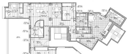 Vivienda en inmueble residencial. Anteproyecto de reforma. Madrid.