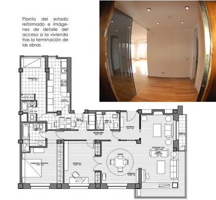 Vivienda en edificio residencial. Proyecto y Gestin de reforma. Madrid.